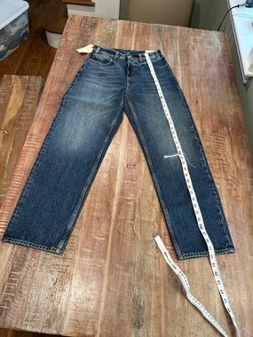 VTG Fortela Juliette Italian Dark Denim Straight Leg Jeans